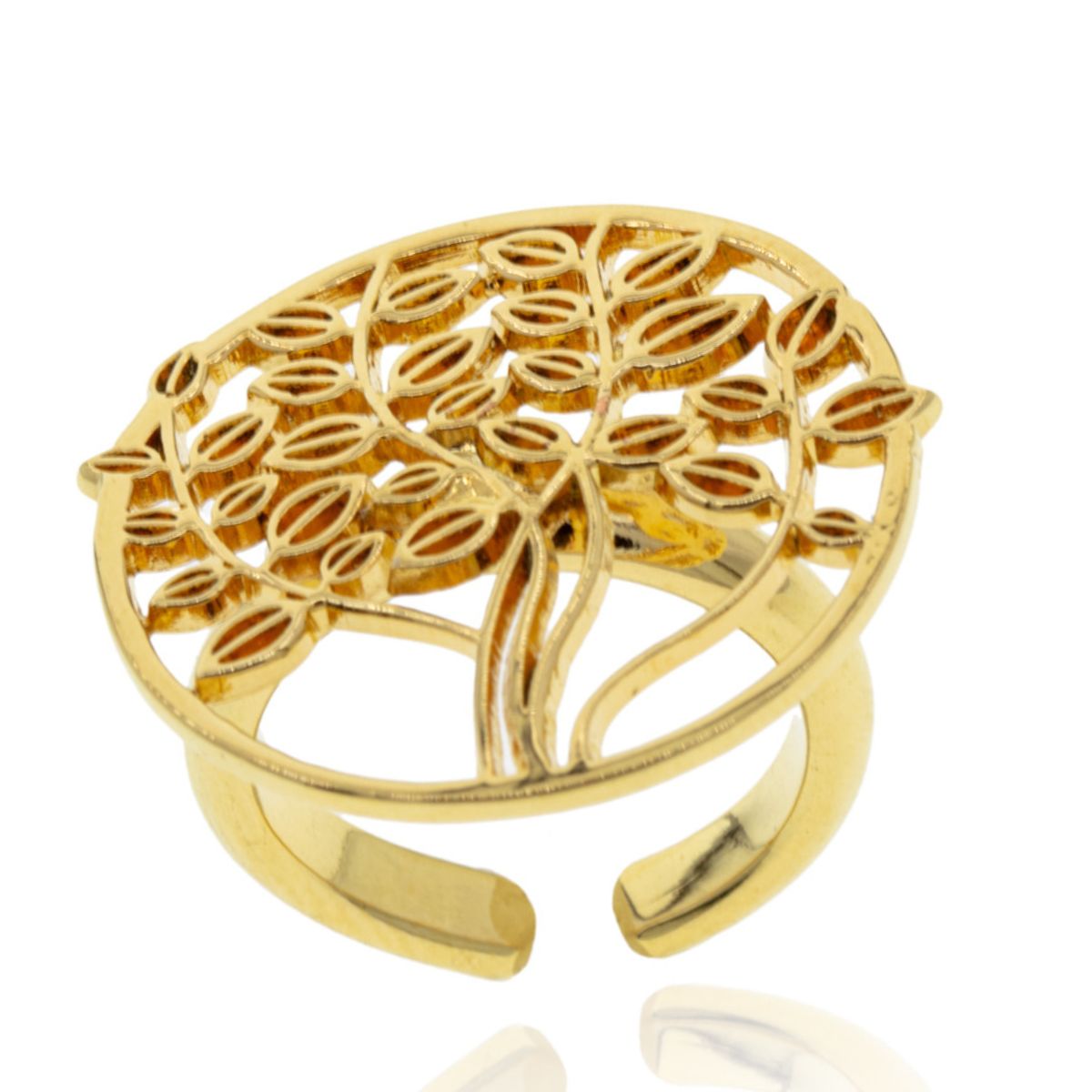 Anillo Árbol mediano Calado