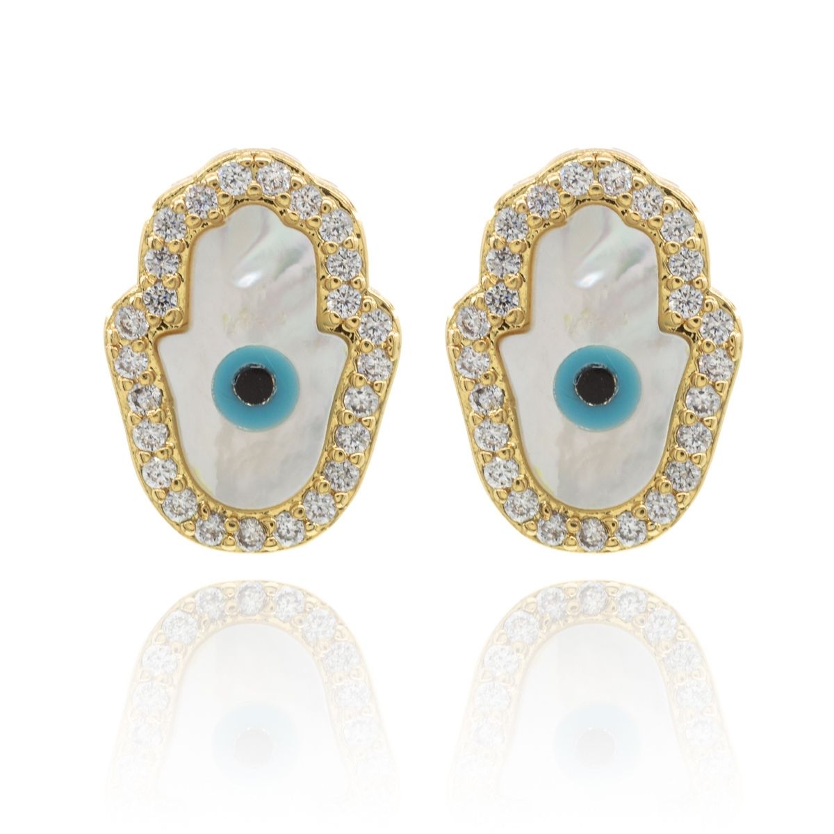 Aretes Mano Fatima