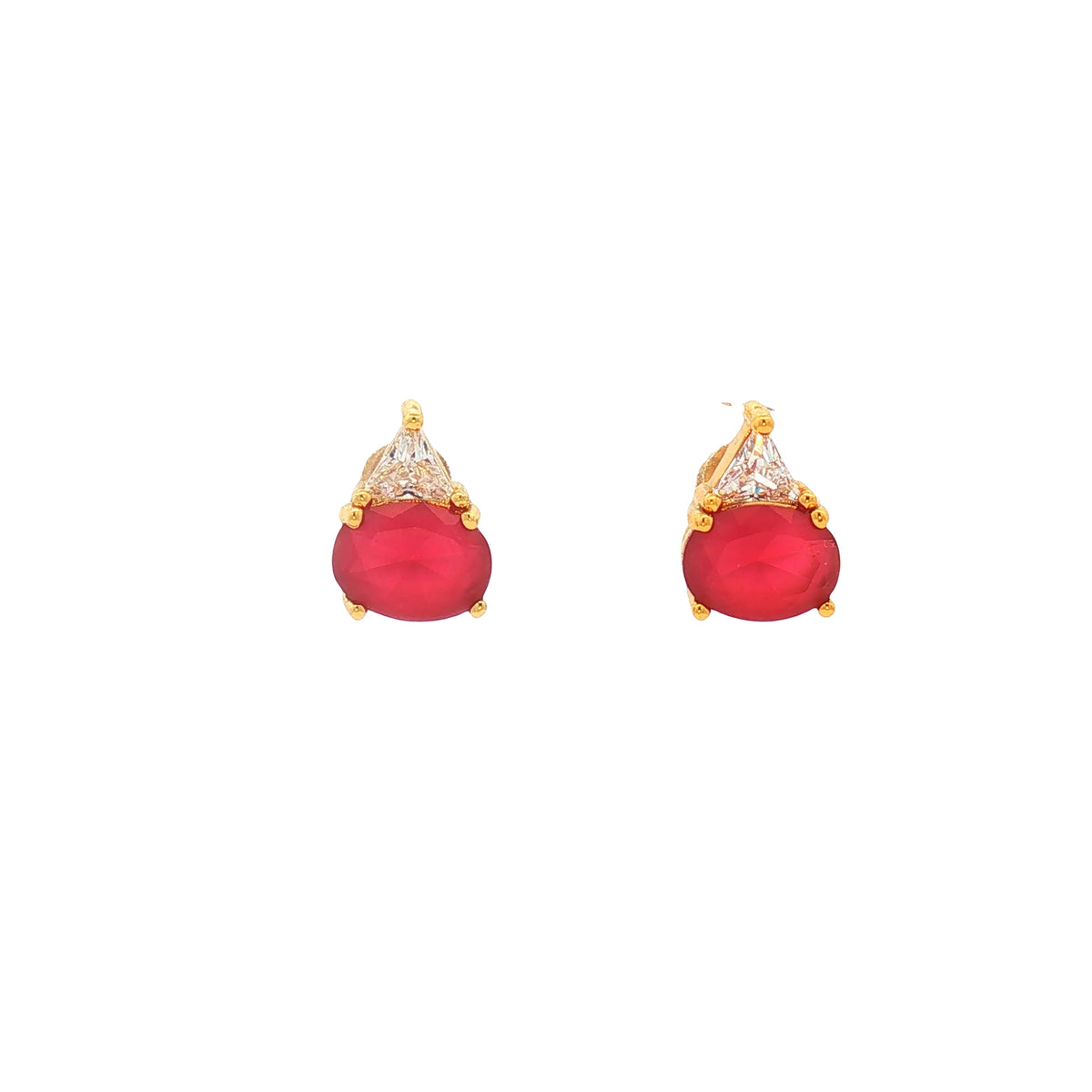 Arete Gota Rojo