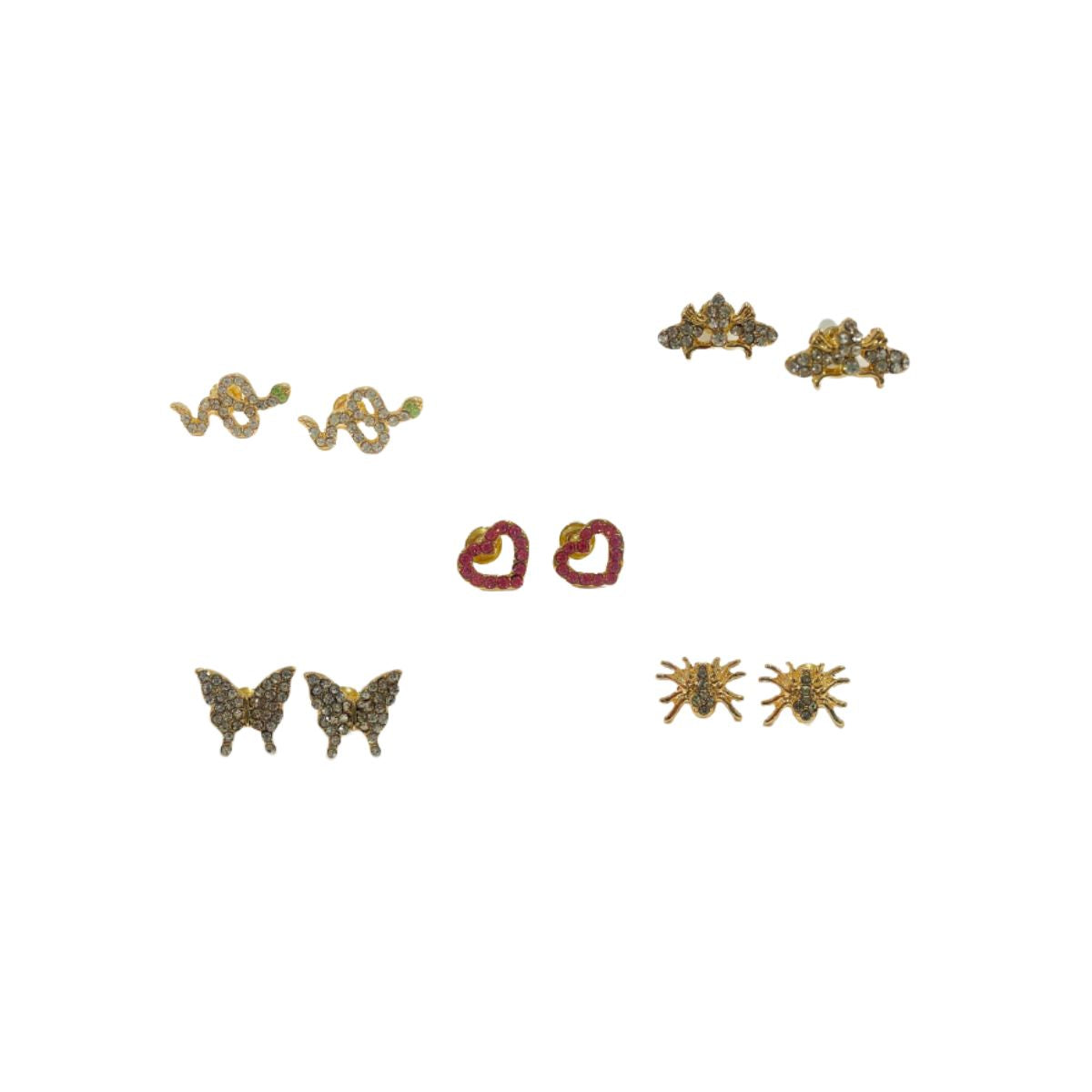 Set Aretes Insectos