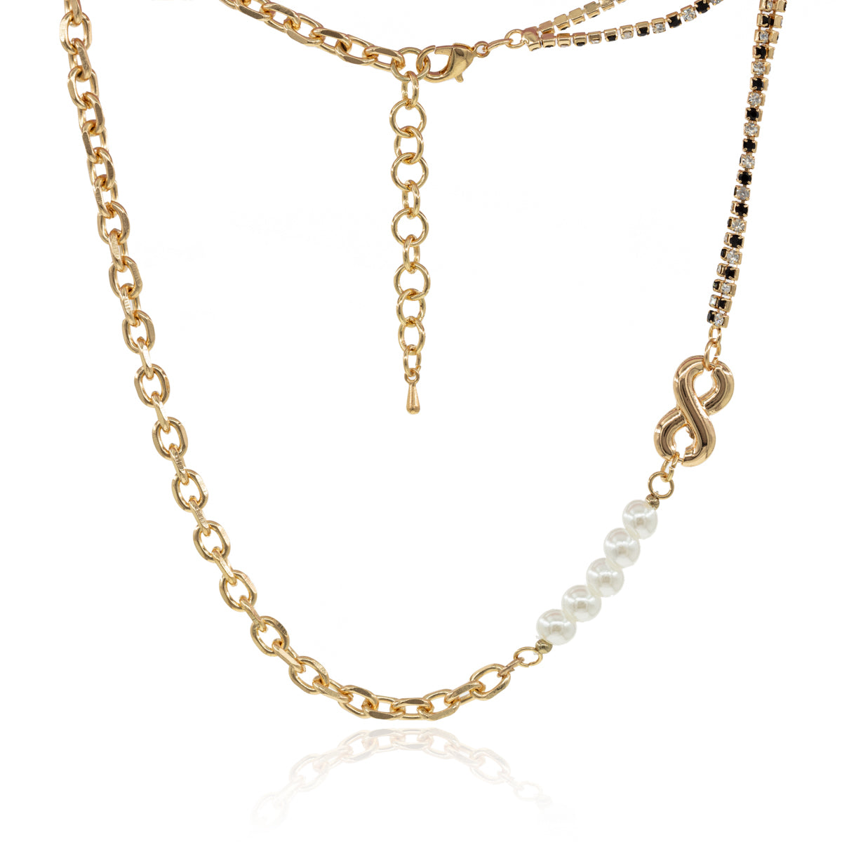 Collar Perlita Infinito
