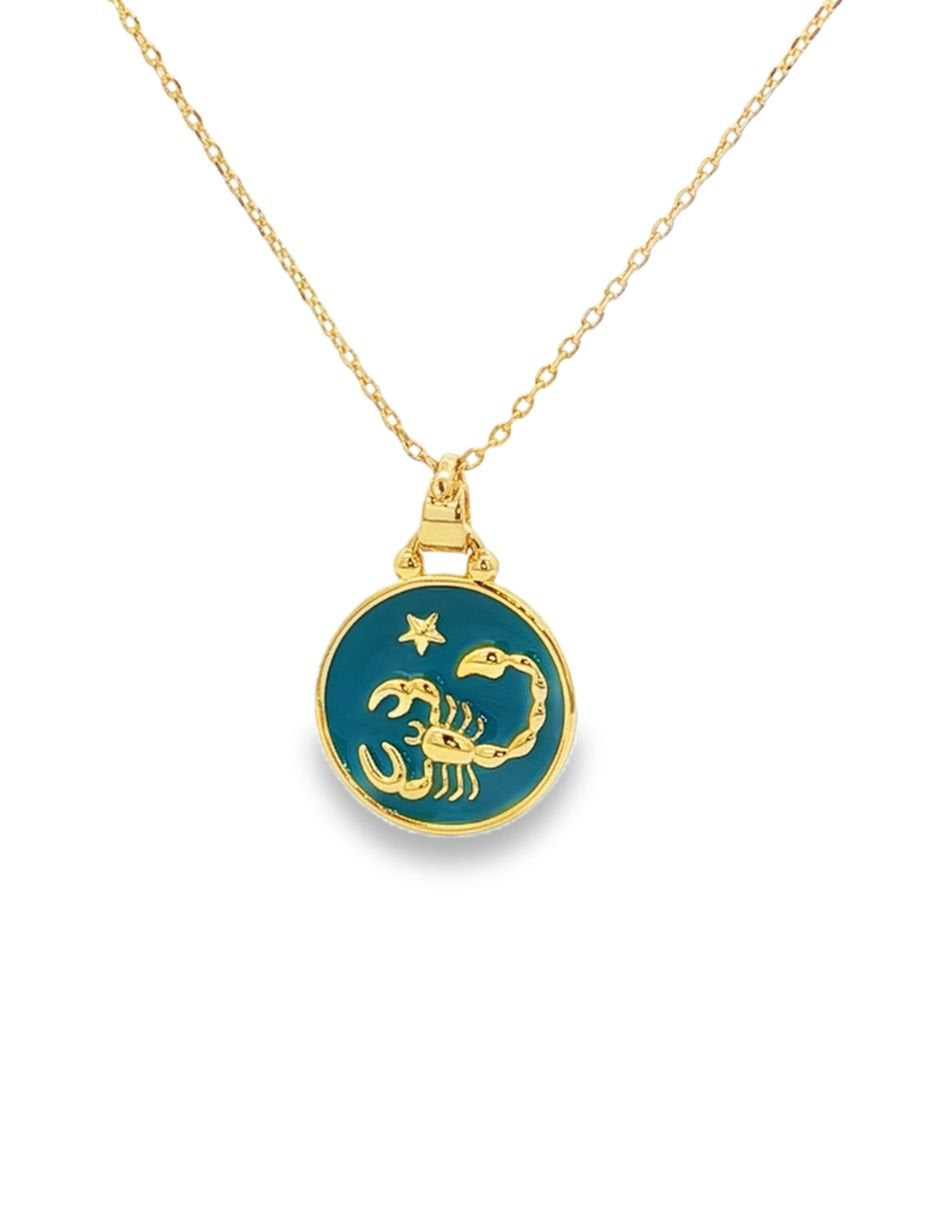 Collar Escorpio Esmaltado