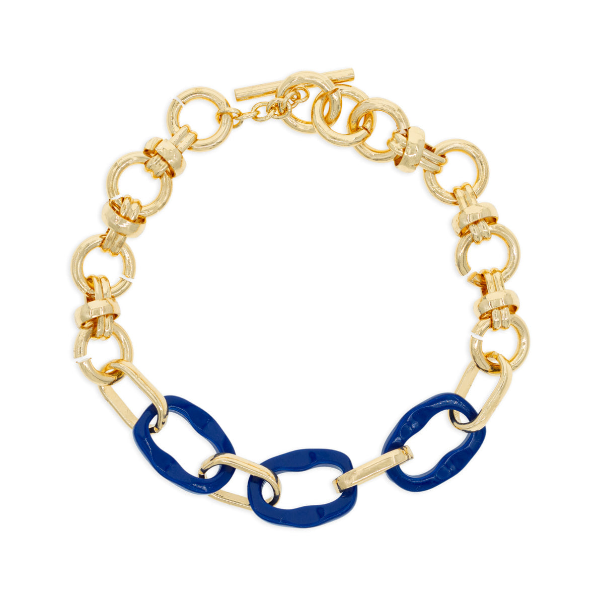 Pulsera Eslabon Azul