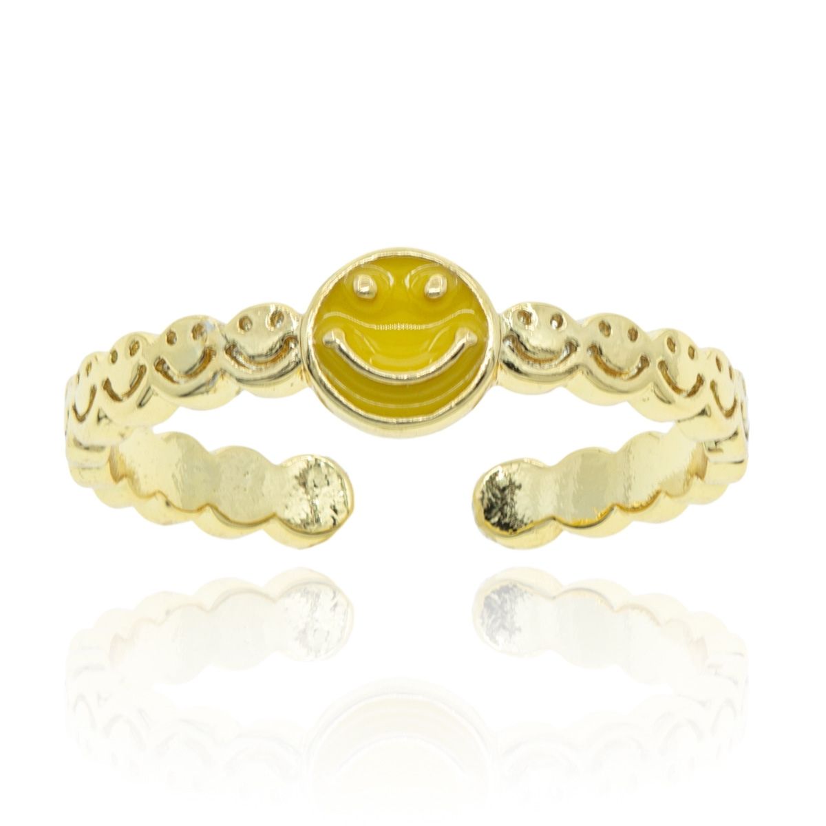 Anillo Happy Face Amarillo
