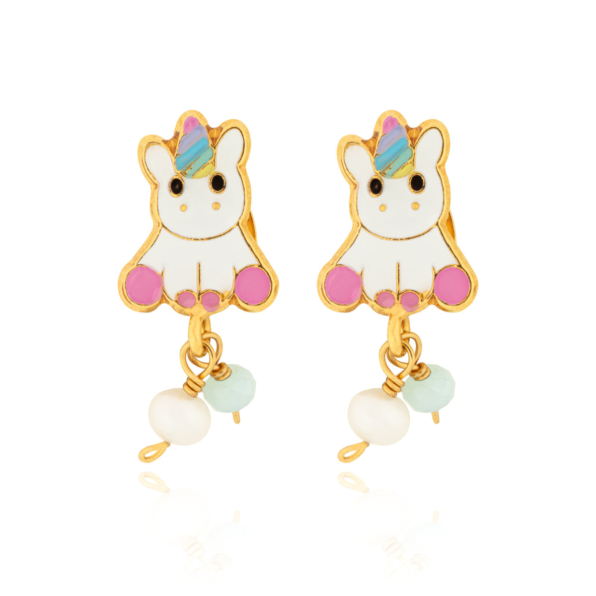 Arete cristalitos unicornio sentado