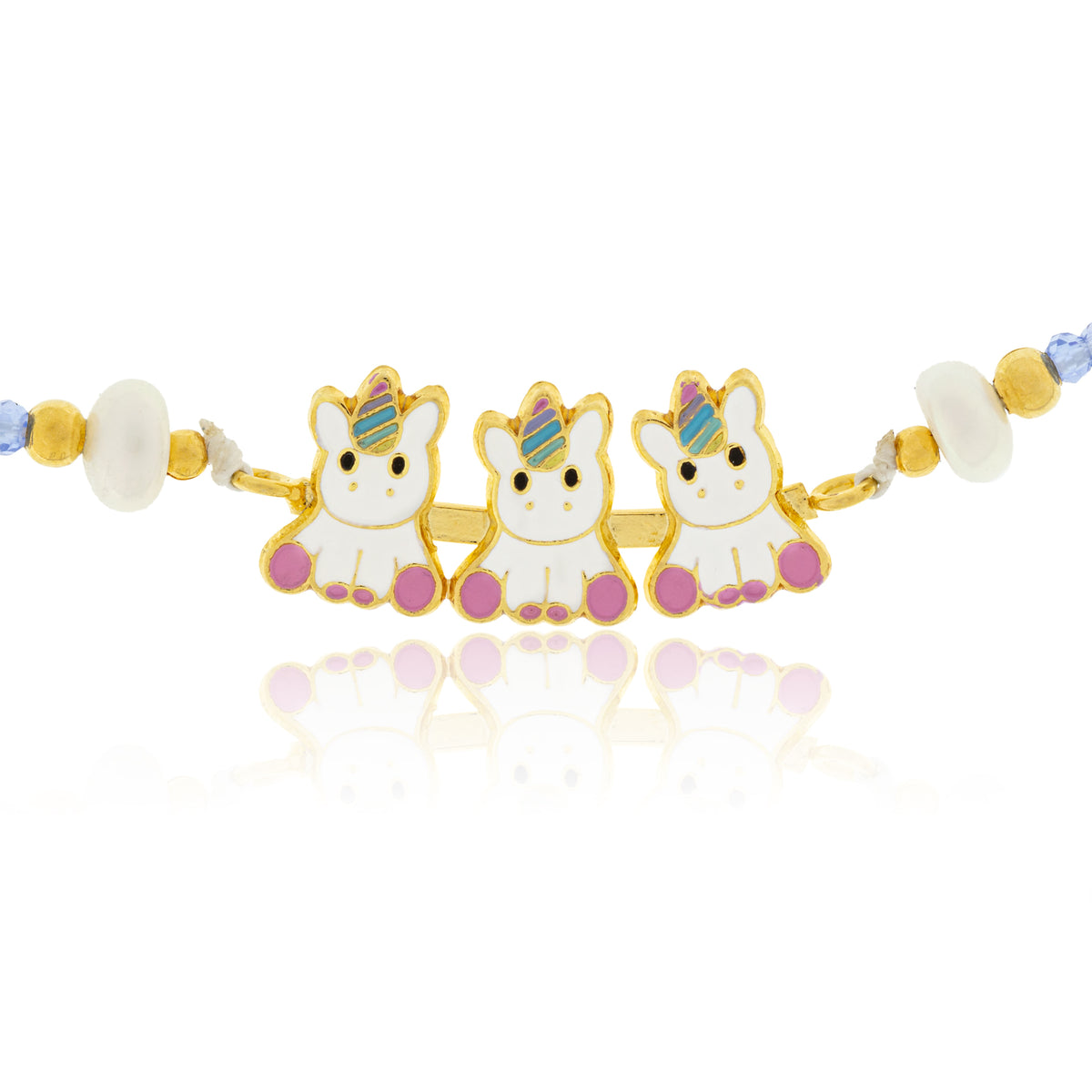 Collar Cristales Unicornio Sentado