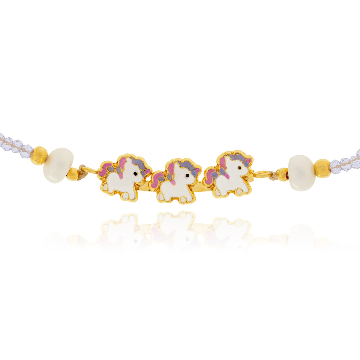 Collar Cristales Unicornio Cuerpo completo
