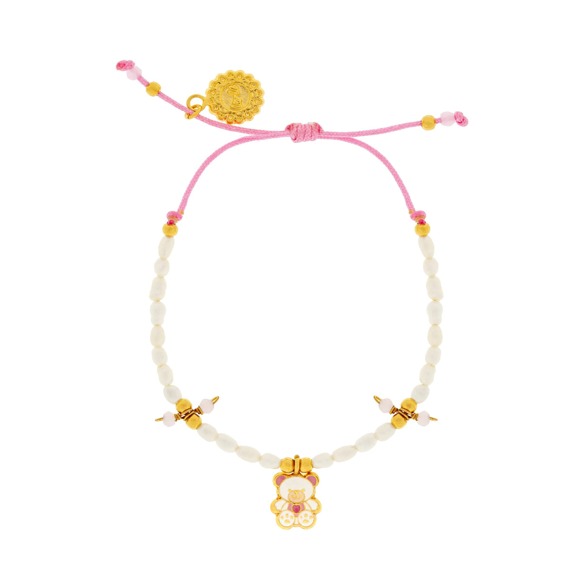 Pulsera Perlita Hilo Oso