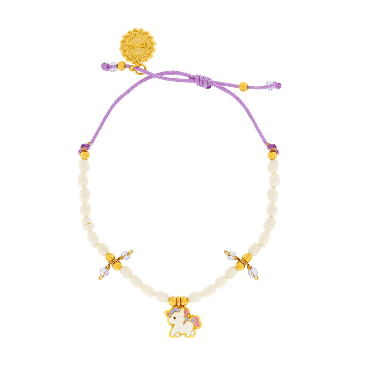 Pulsera Perlita Hilo Uniornio Cuerpo completo
