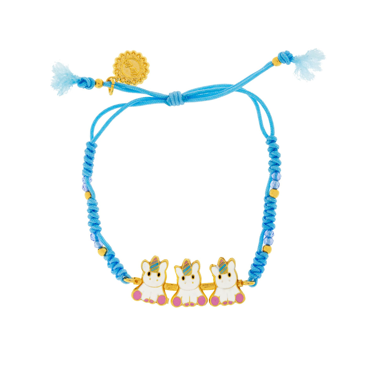 Pulsera Hilo Placaunicornio Sentado