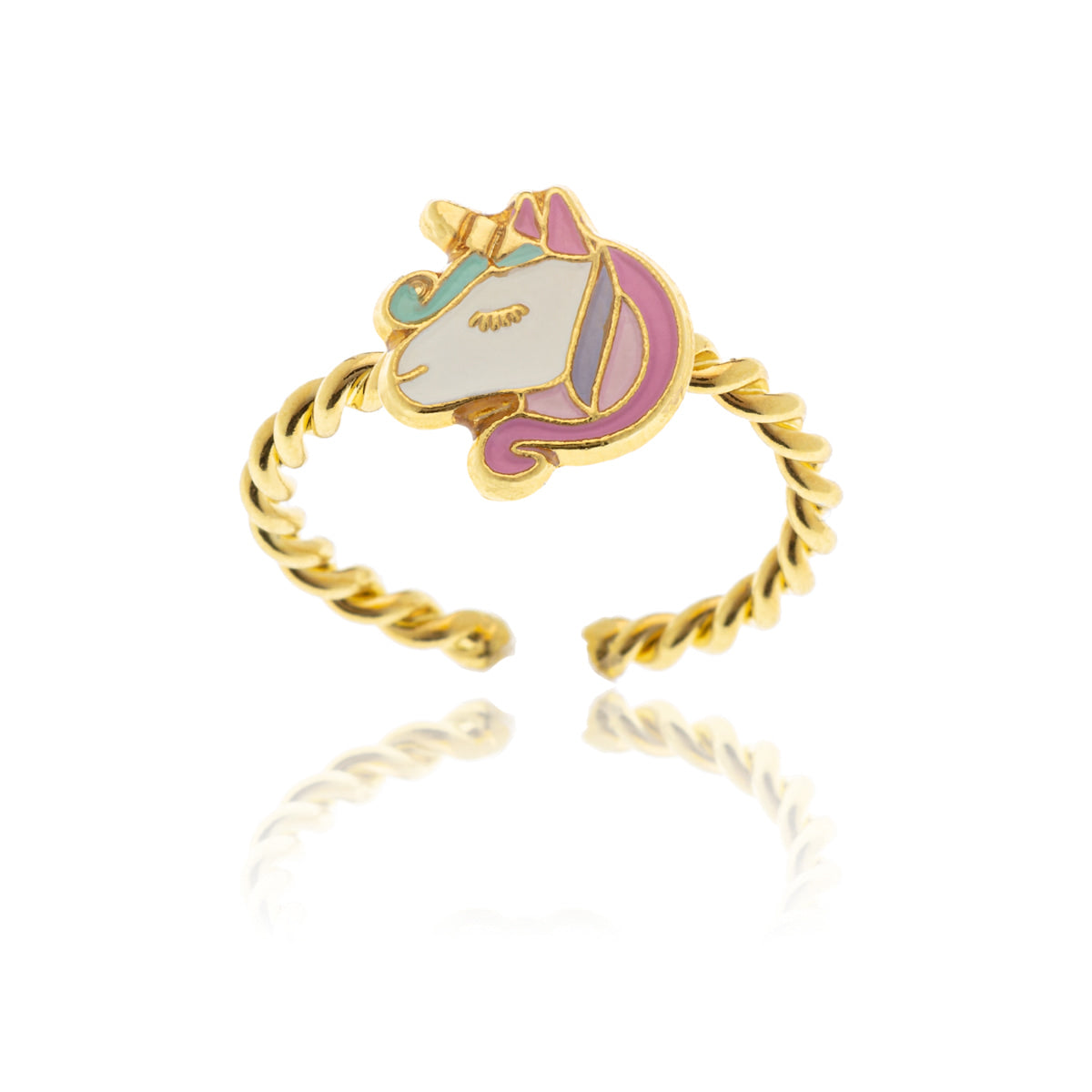 Anillo Cara Unicornio