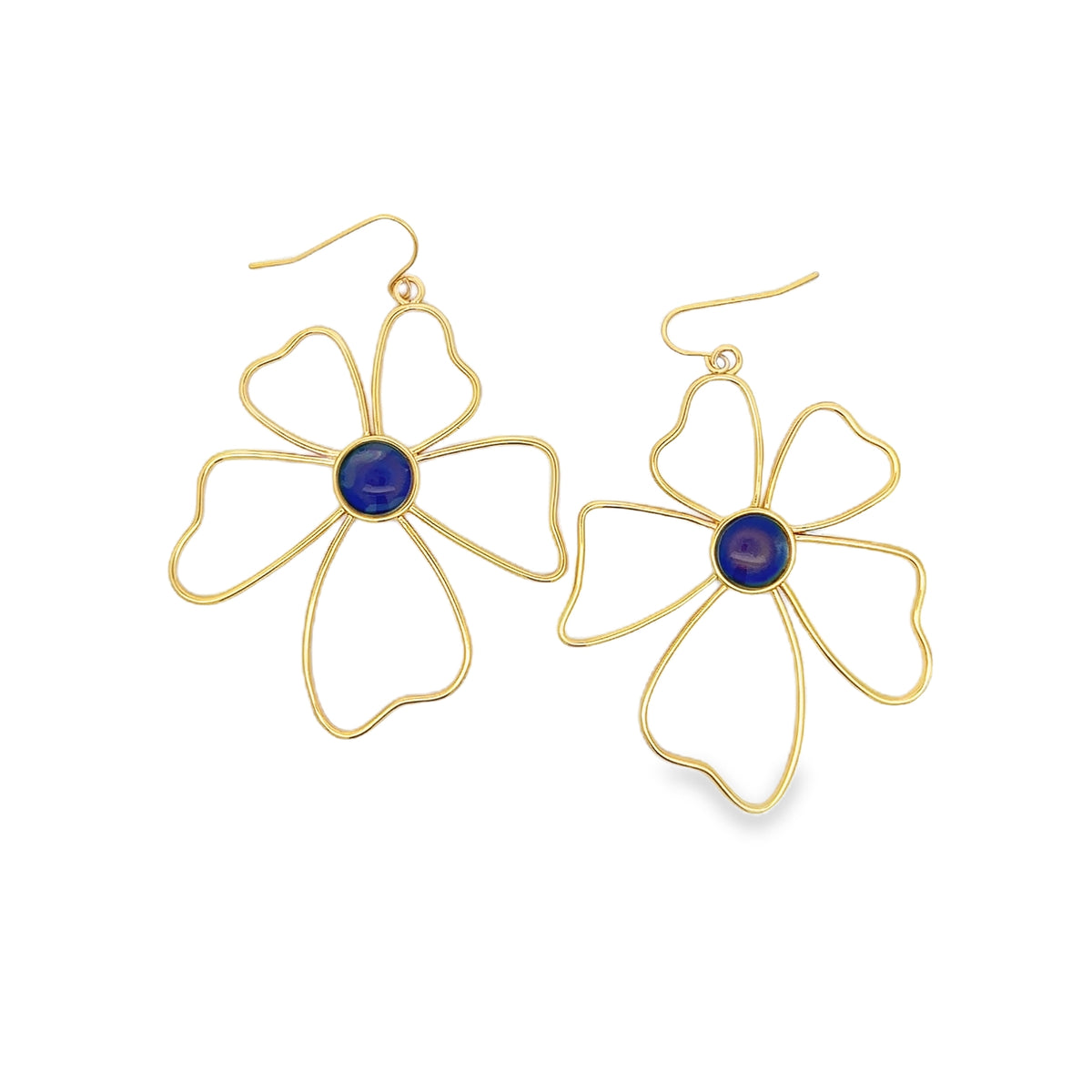 Arete Mood Flor Grande Dorada
