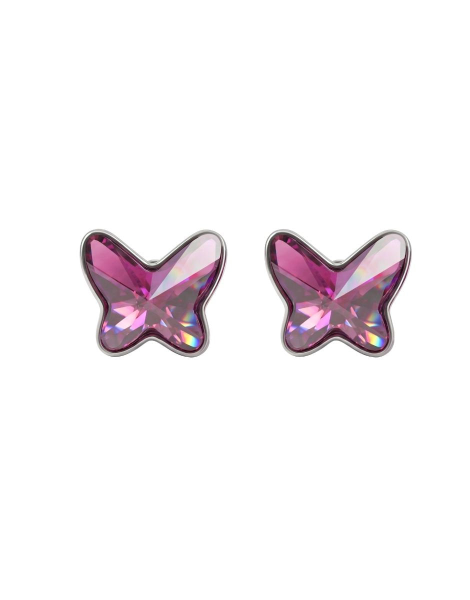 Arete Mariposa Rosas