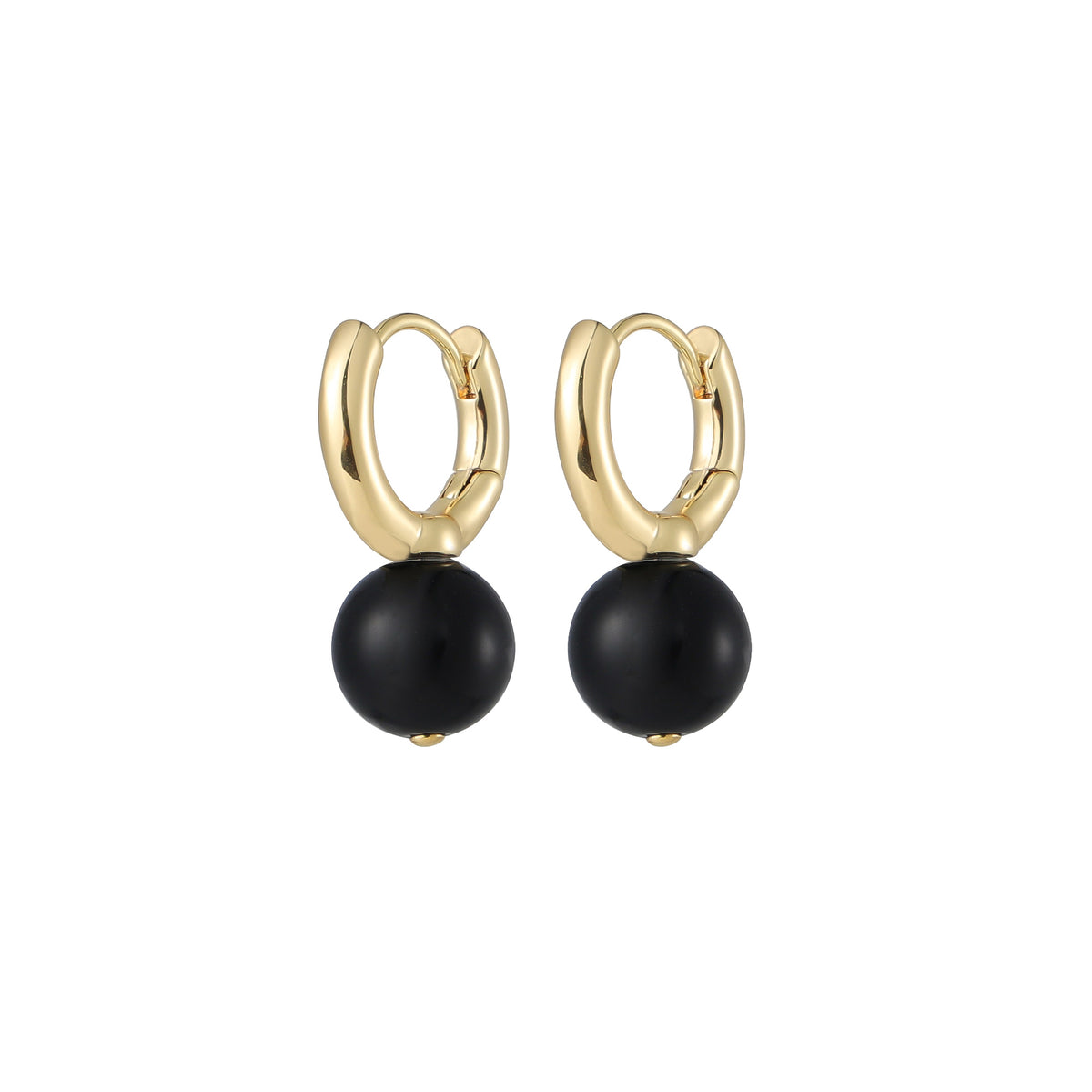 Aretes Agata Negra