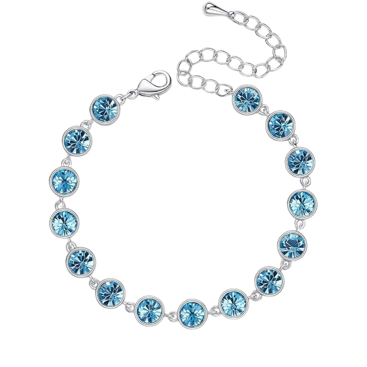 Pulsera Tenis Bracelet Aqua