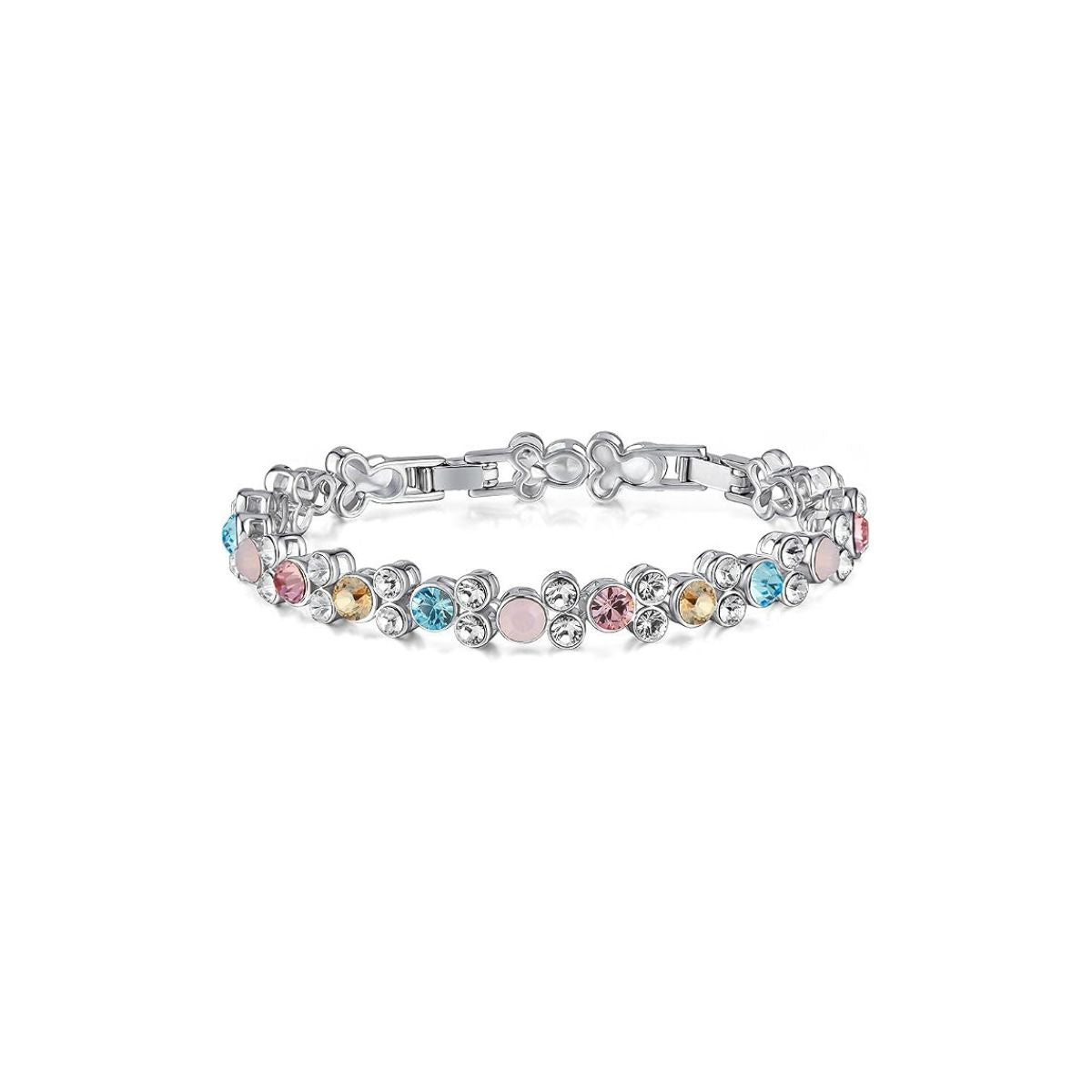 Pulsera Circulos Colores Claros