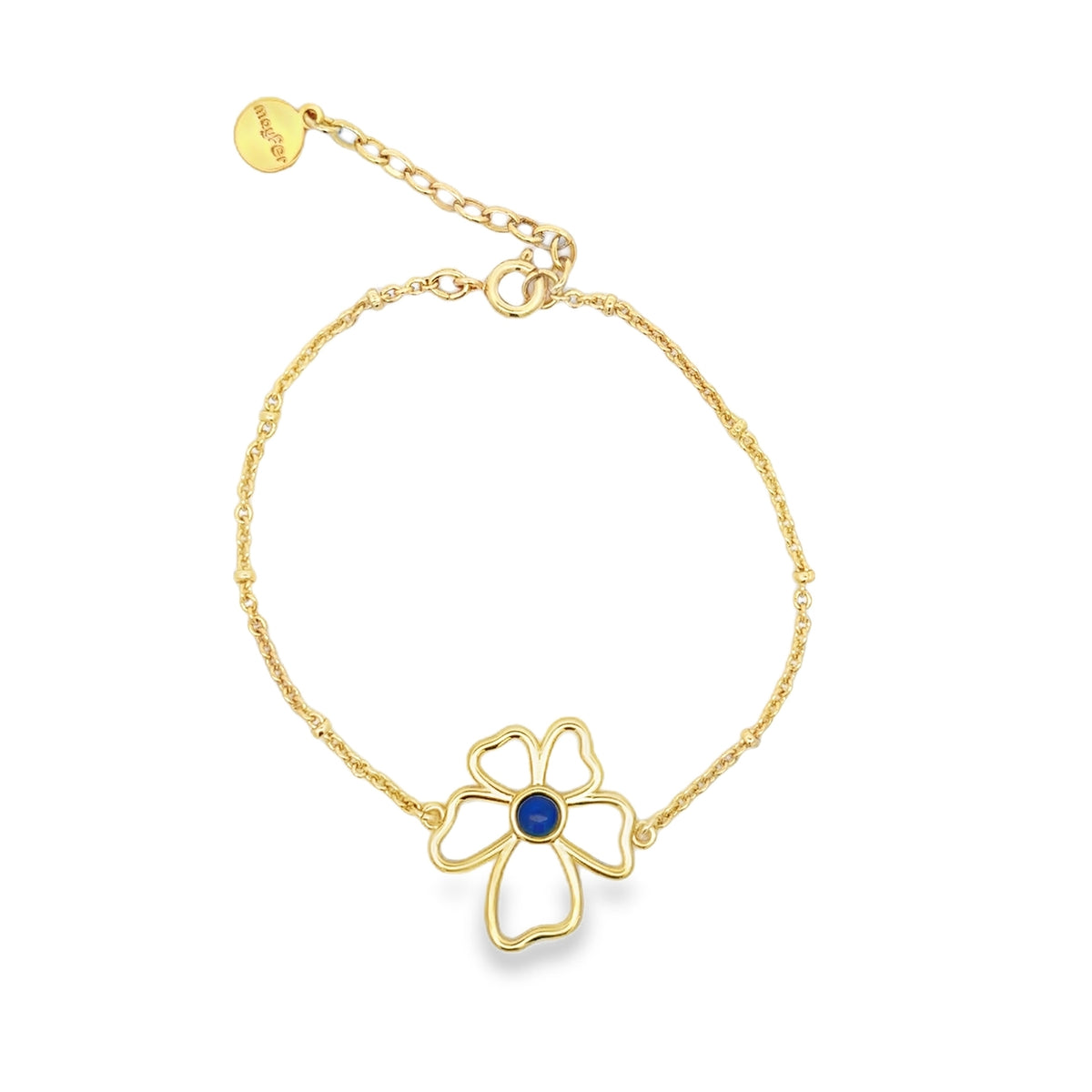 Pulsera Mood Flor Dorada