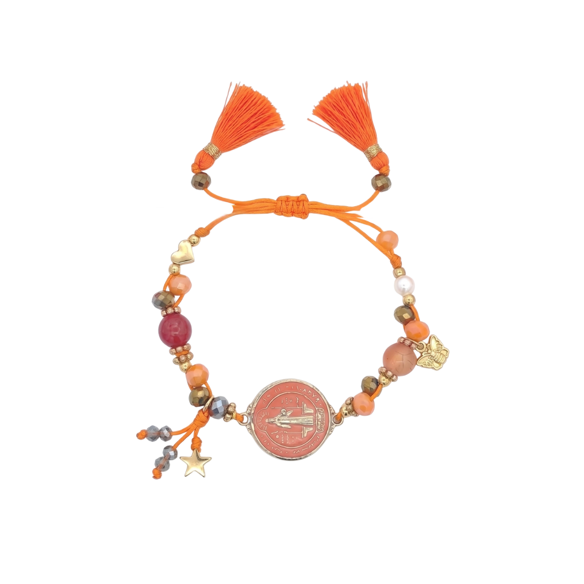 Pulsera San Benito Naranja