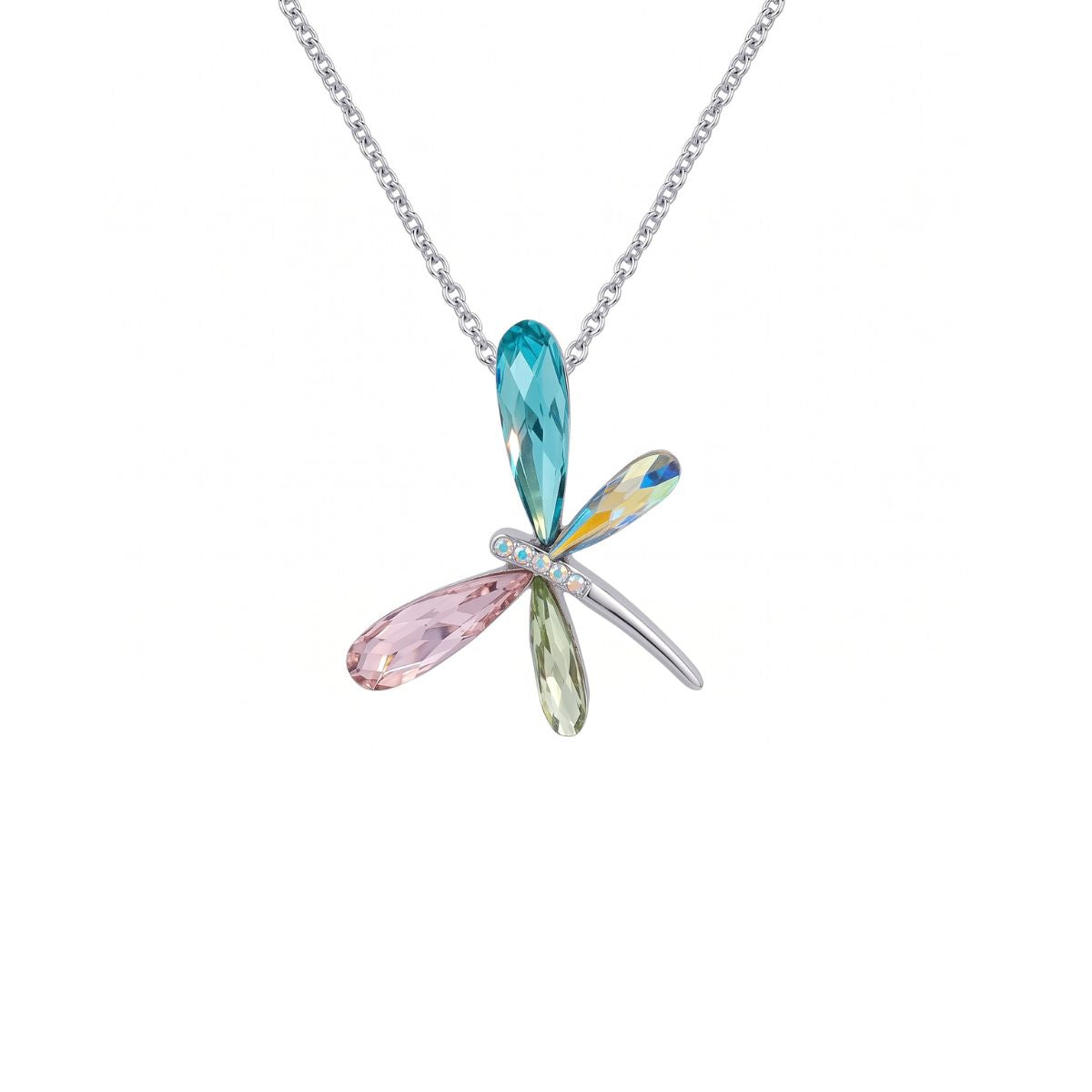 Libélula Cristal Multi Color Pastel