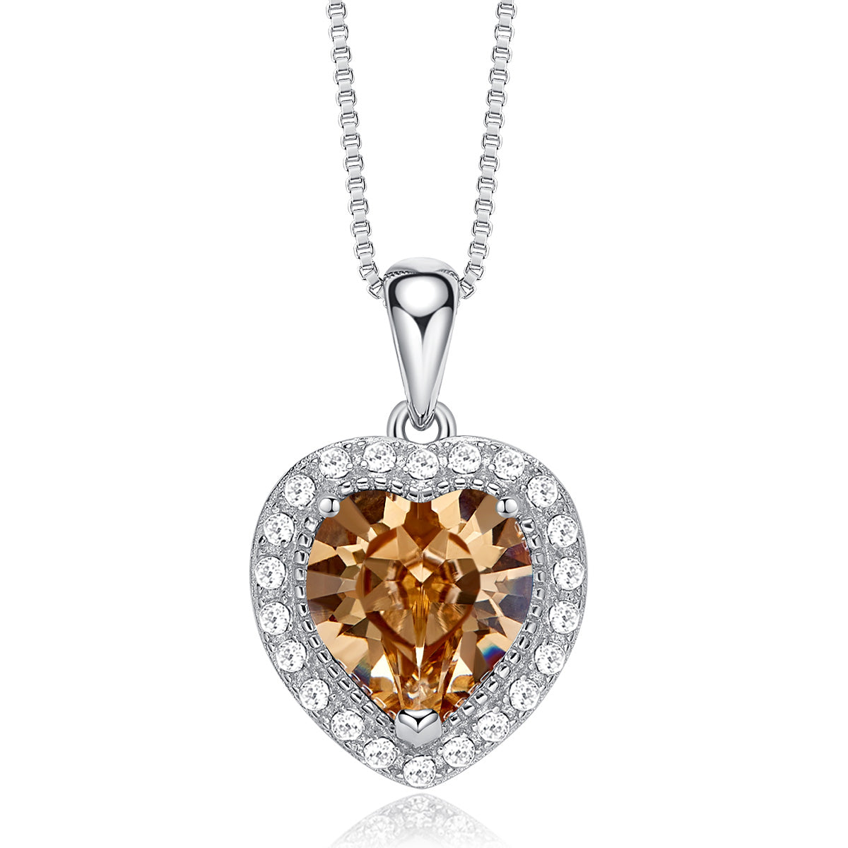 Dije Corona Corazón Golden
