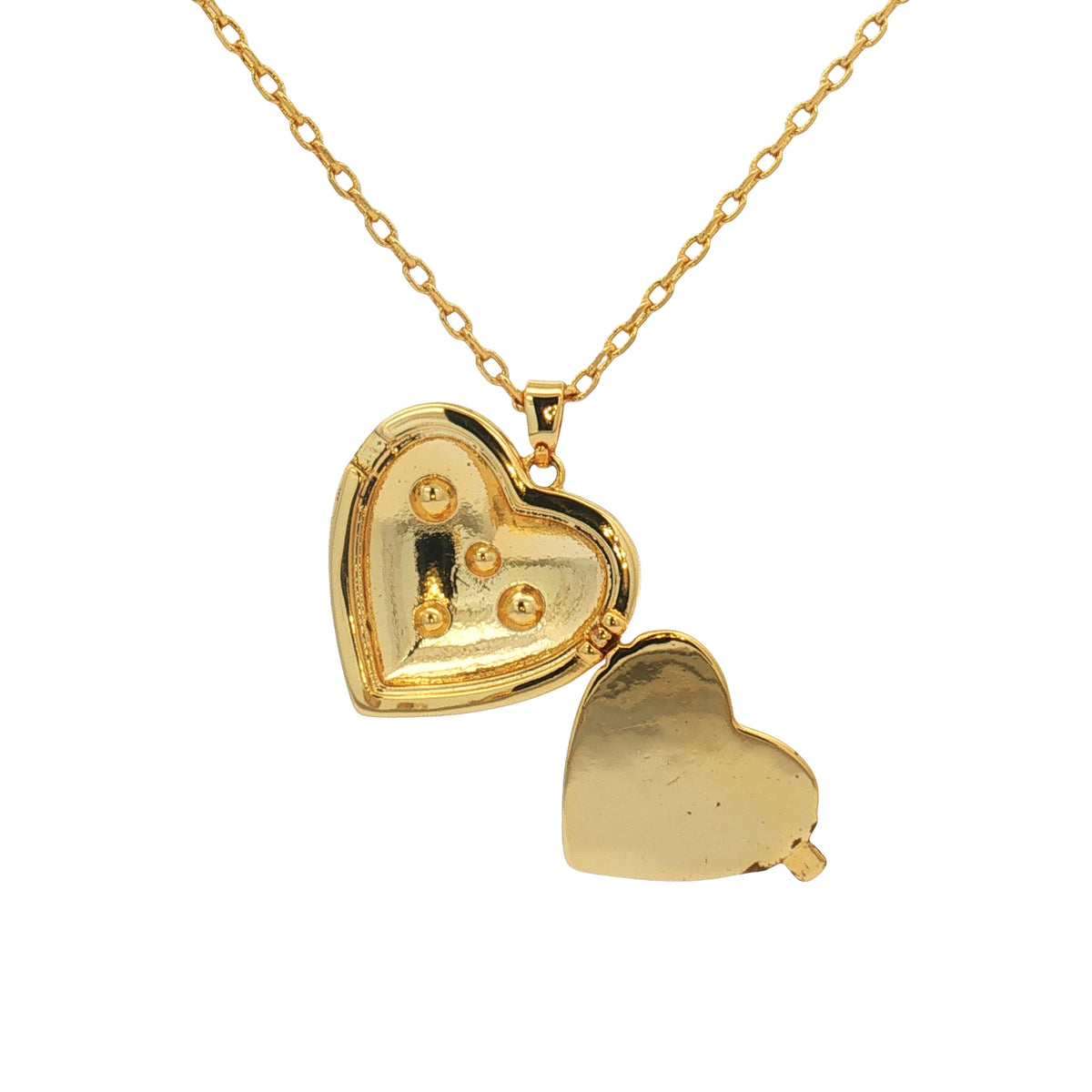 Relicario Corazón Con Cristal