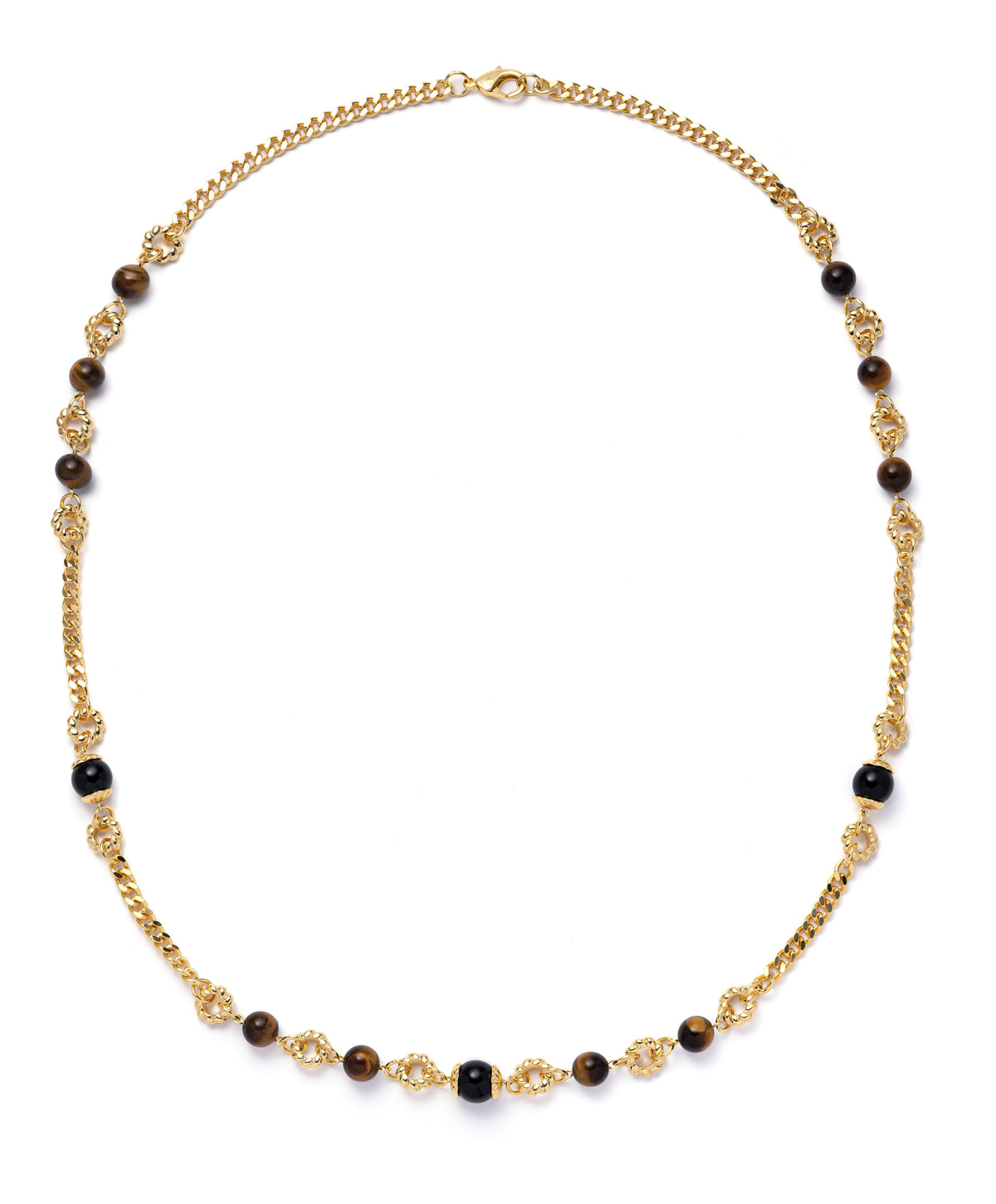 Collar Ojo Tigre Y Agata