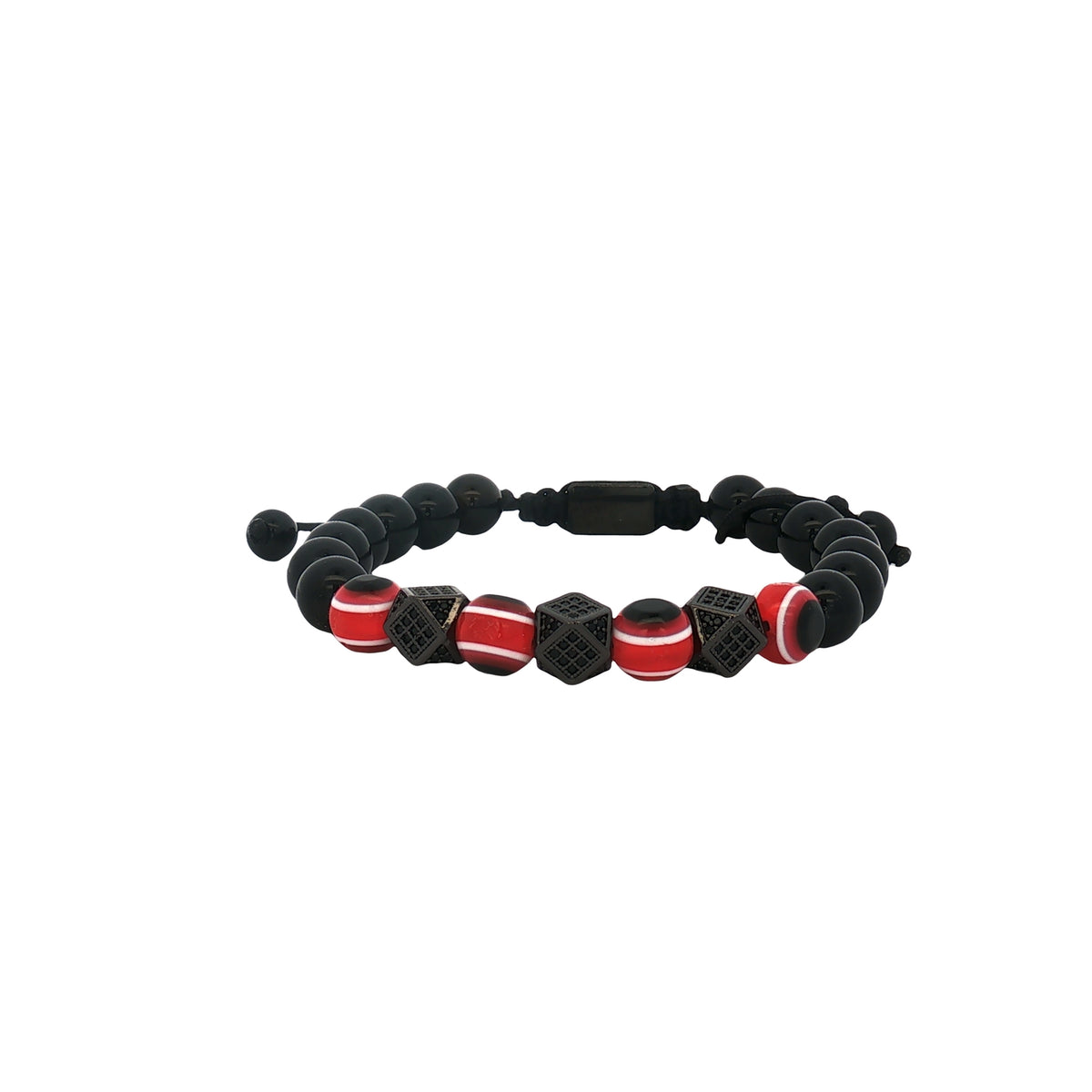 Pulsera Ojos Rojos Con Rombo