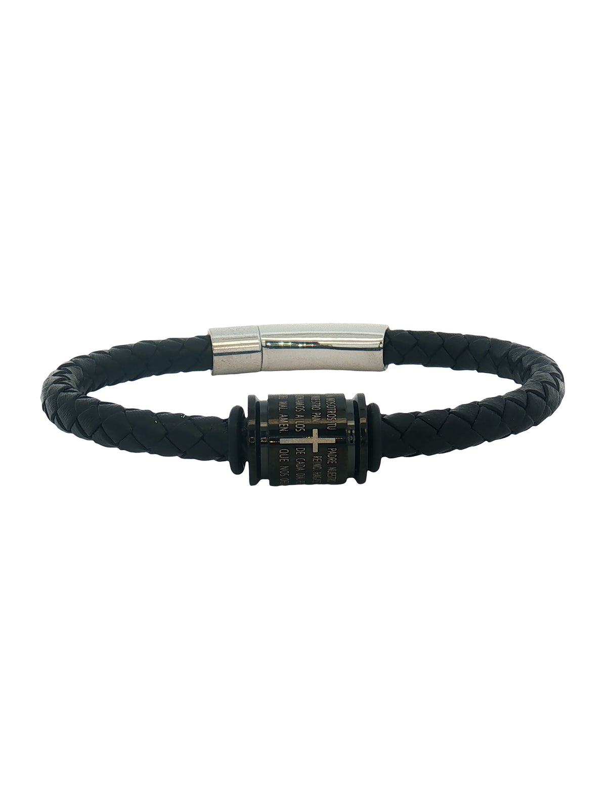 Pulsera 0racion Padre Nuestro Piel Negra