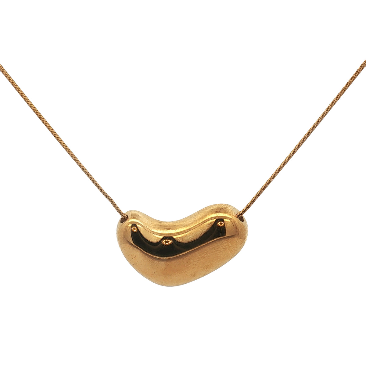 Corazón Irregular Dorado