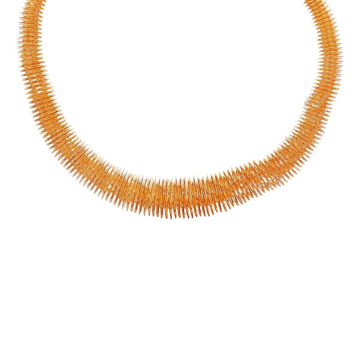 Maxi Collar Espiral Dorado