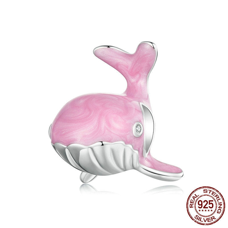 Charm Ballena Rosa