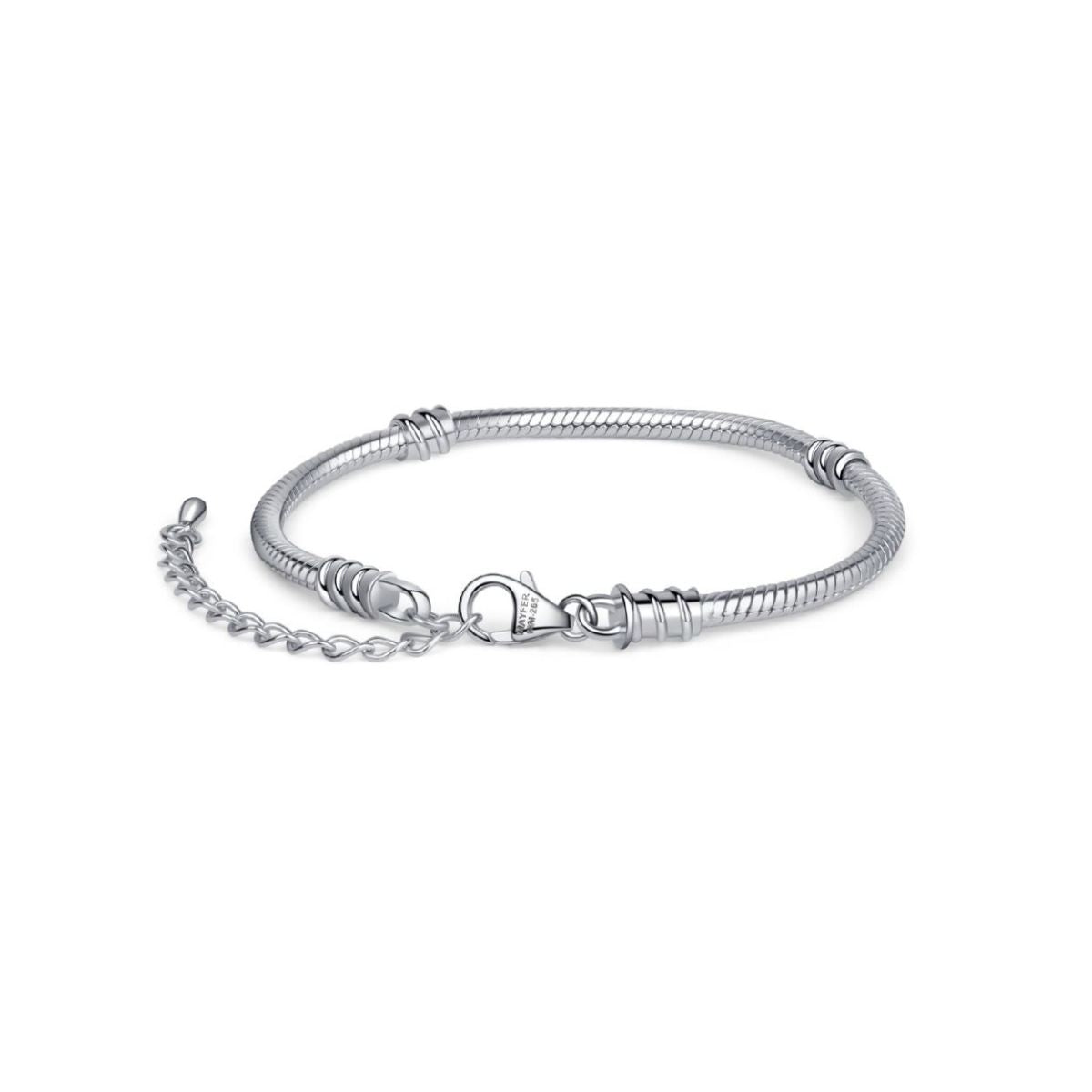 Pulsera Cadena Plata 18 Cm