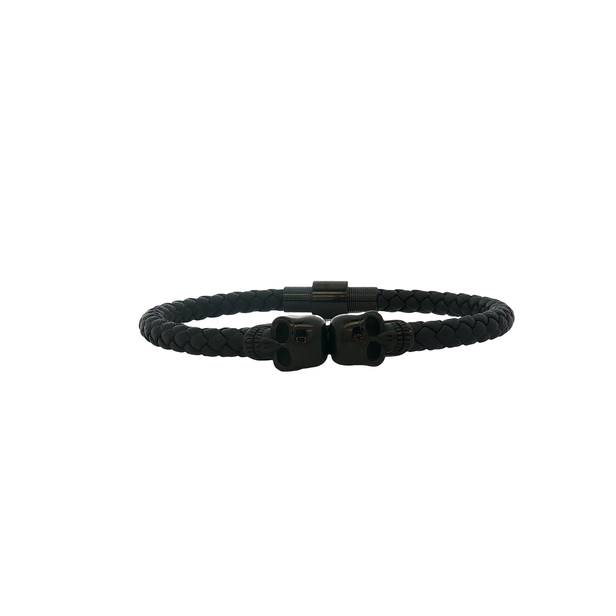 Pulsera Negra Craneo Negro
