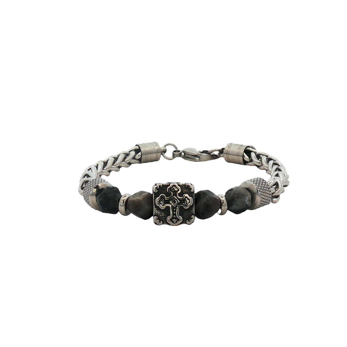 Pulsera Piedra Cruz Mini
