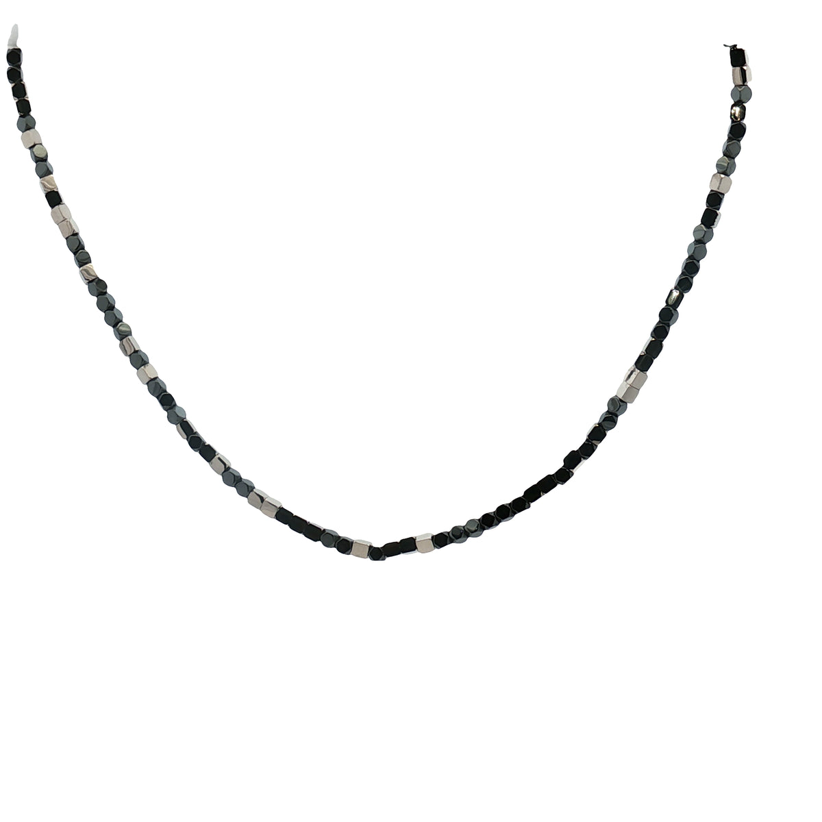 Collar Acero Hematita