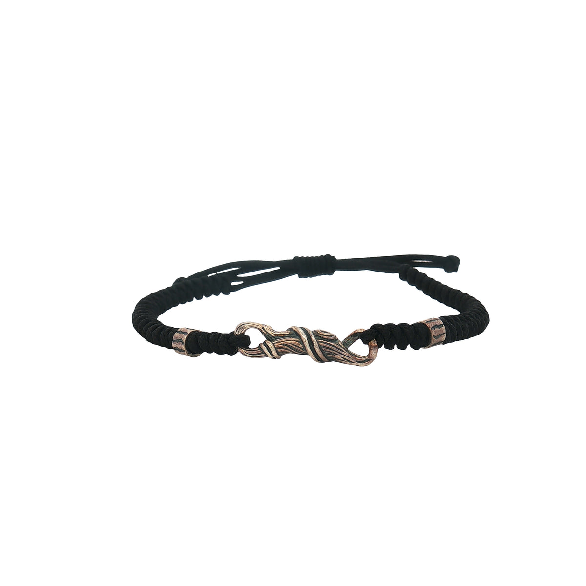 Pulsera Cordón Con Dije Plata