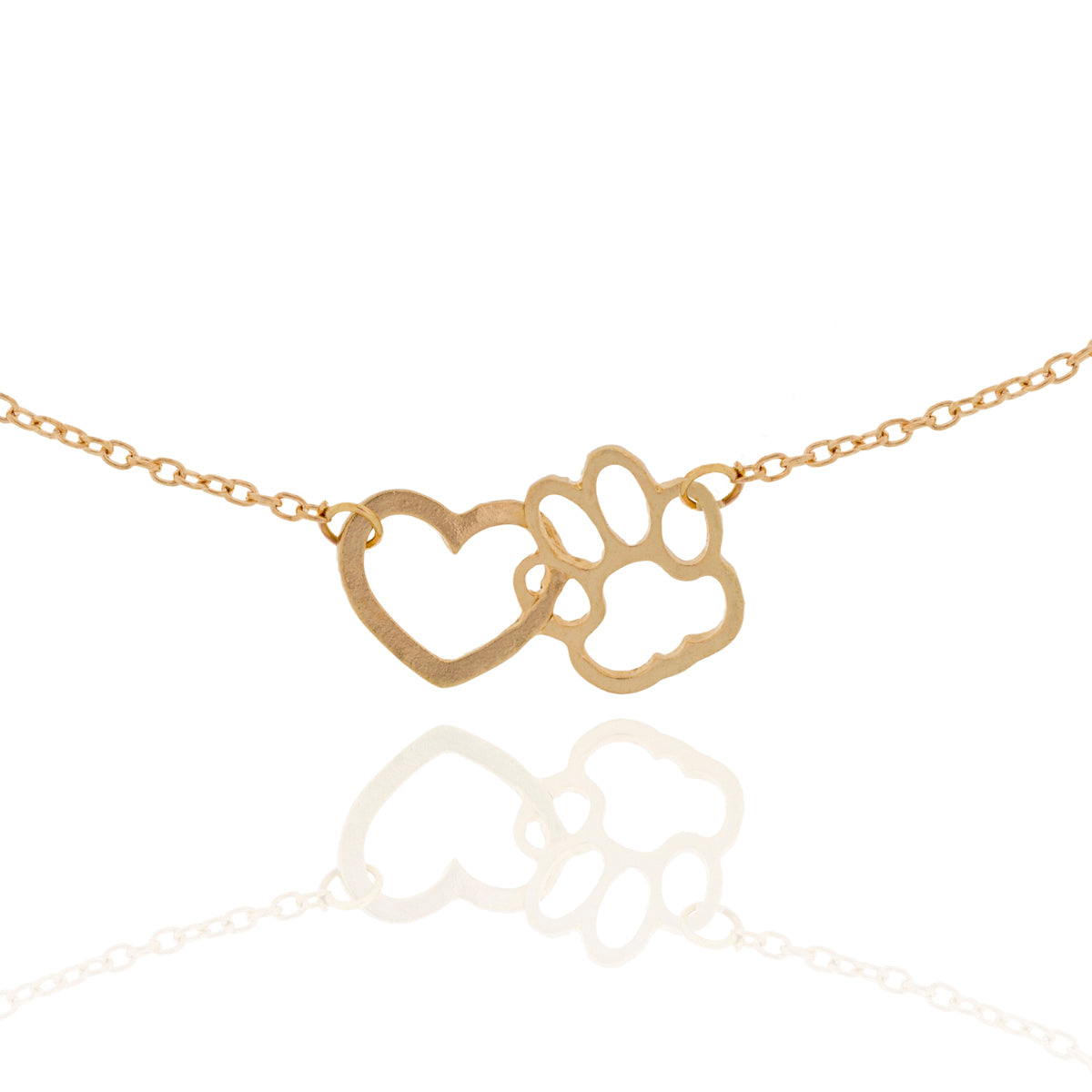 Collar Huellita Perro Con Corazon